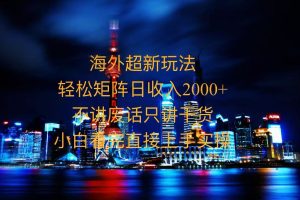 2025全新海外测评项目，操作简单，小白轻松上手