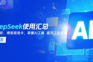 DeepSeek使用汇总，基础到进阶，提示词技巧，掌握AI工具  提升工作效率