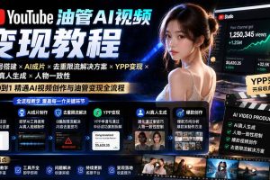 解锁YouTube AI视频变现全攻略：从账号搭建到YPP收益，一站式搞定！